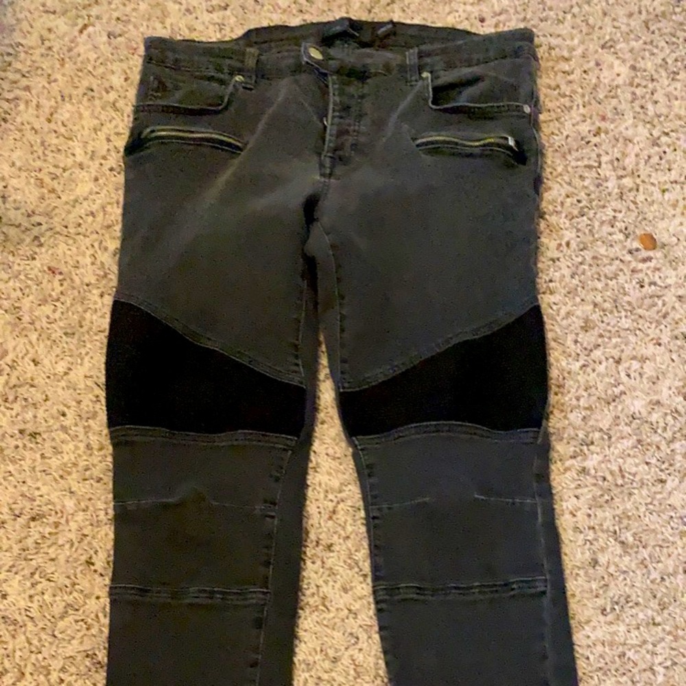 Zara Skinny Biker Jeans.